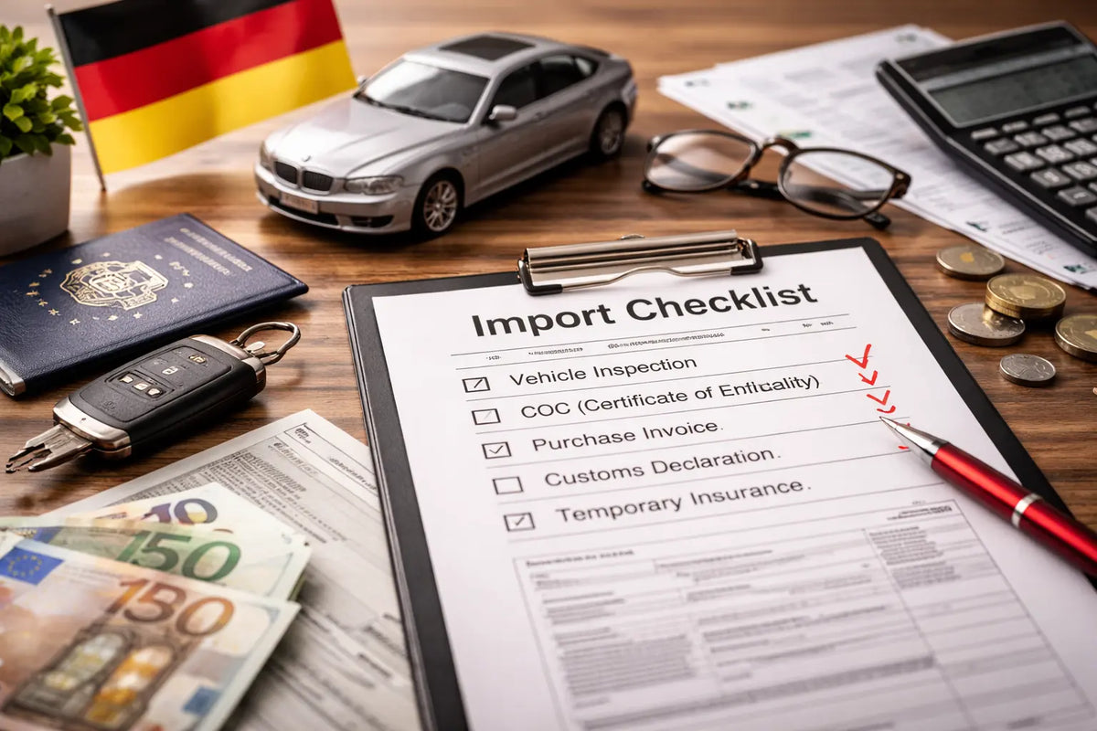 Comprar un coche en Alemania: la lista de verificación completa para la importación (Guía 2026)