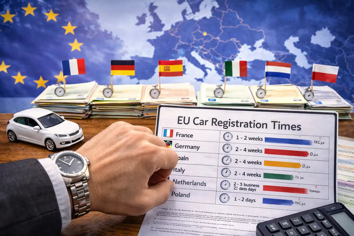 How Long Does Car Registration Take in Each EU Country?